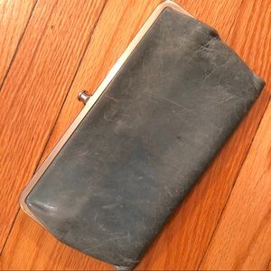 Hobo leather wallet or clutch